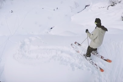 Watch Karl Fostvedt drop into wildly-deep Japanese powder