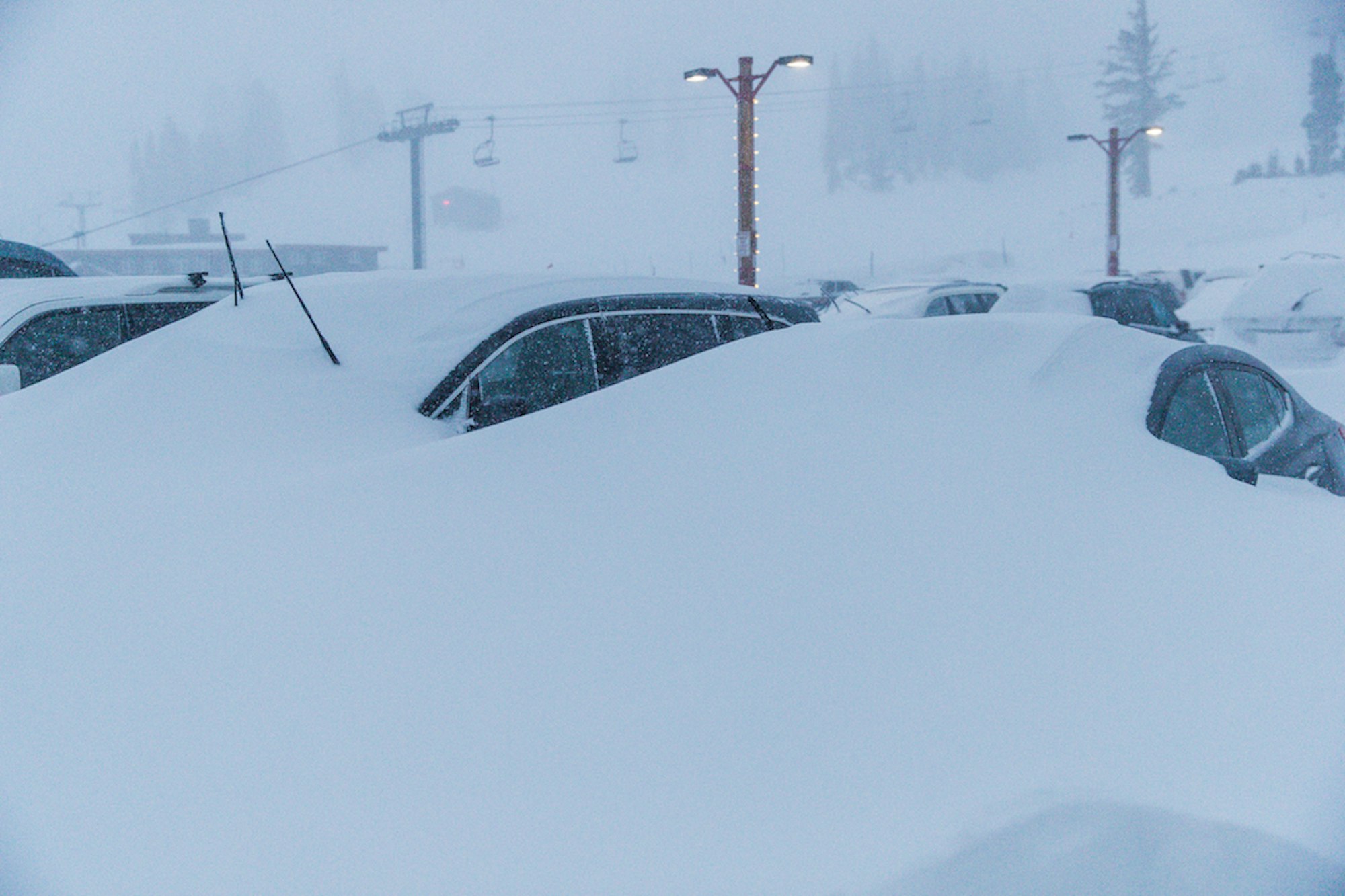 20 feet of snow in 10 days? Very possible at Mammoth Mountain right now