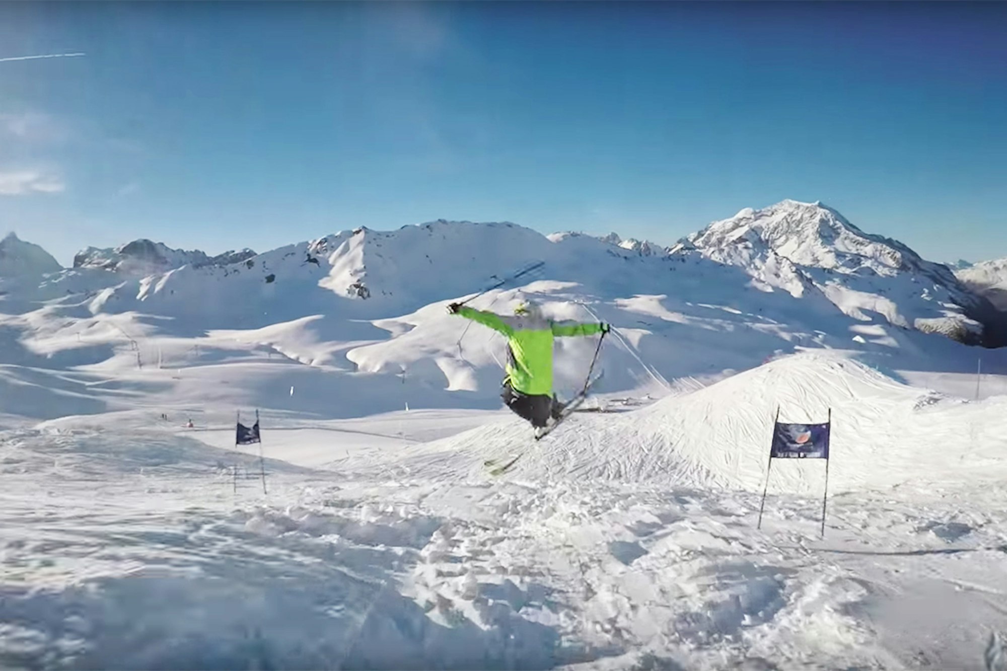 Leo Taillefer puts a new spin on the Val d'Isère race course
