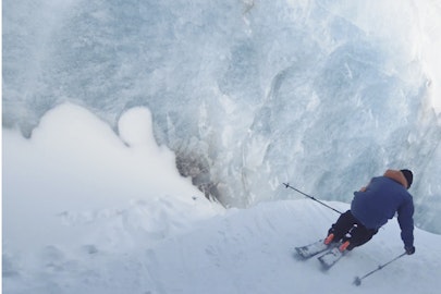 Must-Watch: Skiing through ice tunnels in France is the coolest thing ever