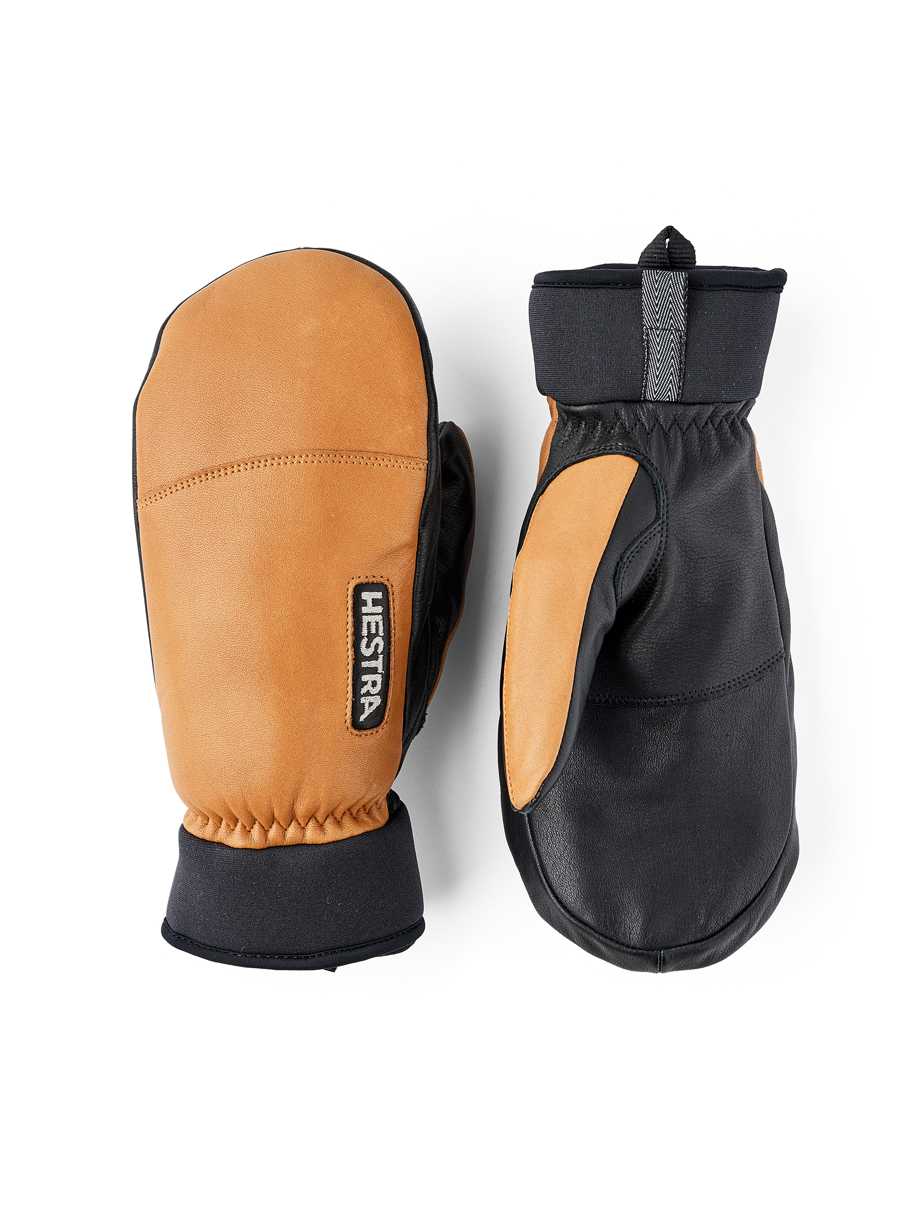 Army Leather Wool Terry Mitt