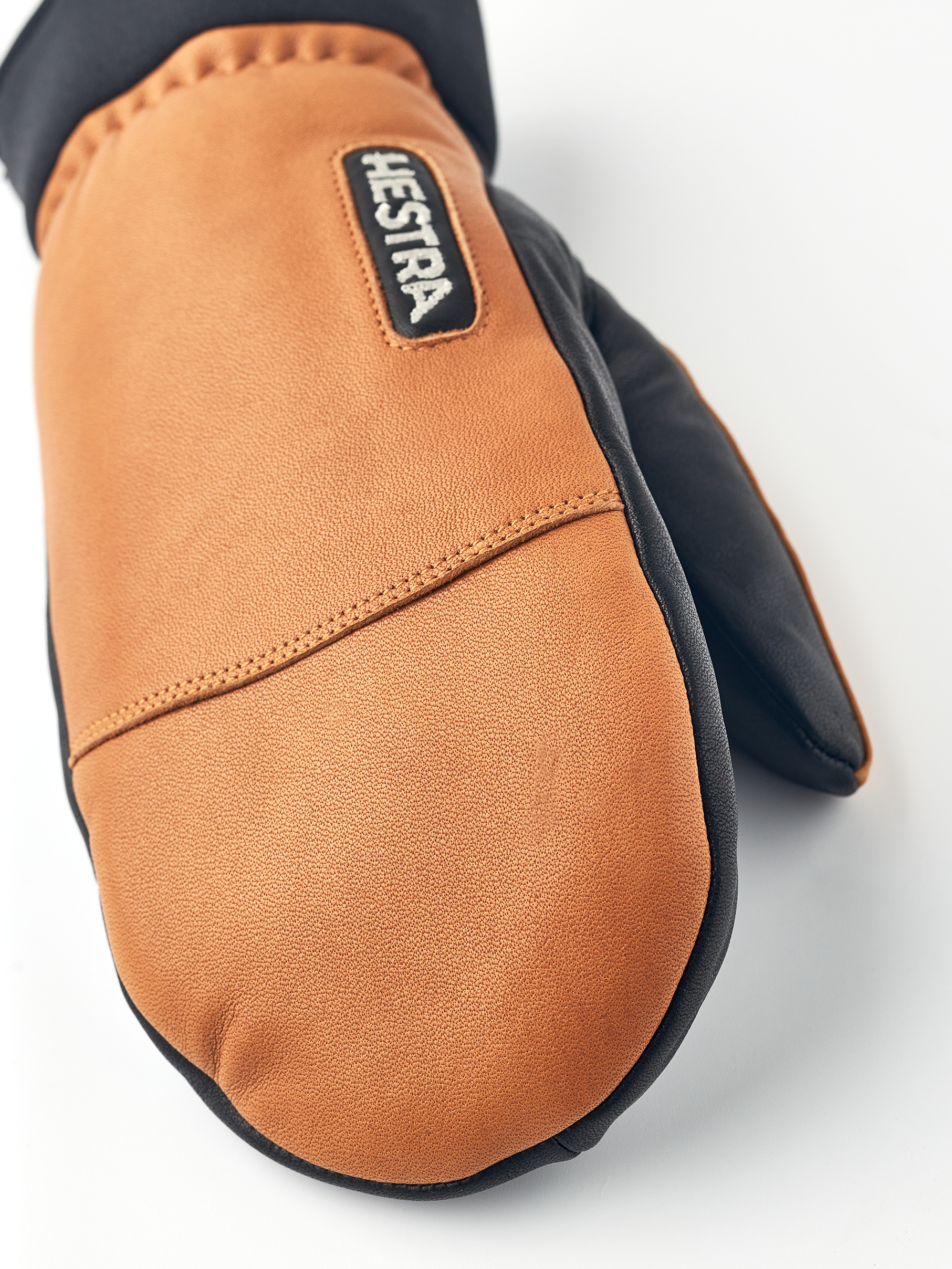 Army Leather Wool Terry Mitt