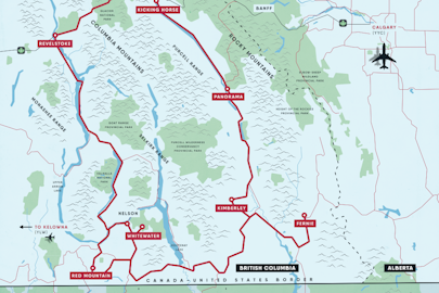 This is how you ski the famed Powder Highway