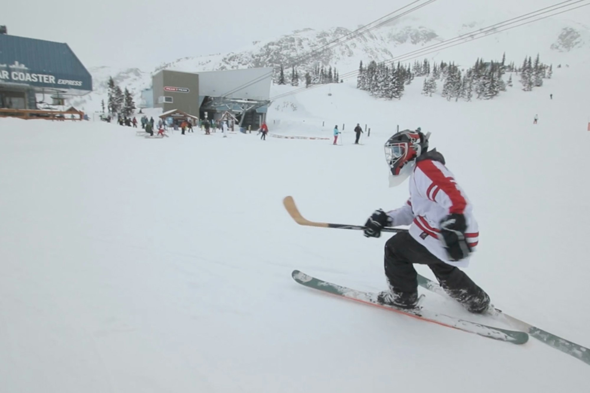 Ski hockey and crazy-big lines dominate our top videos of the week