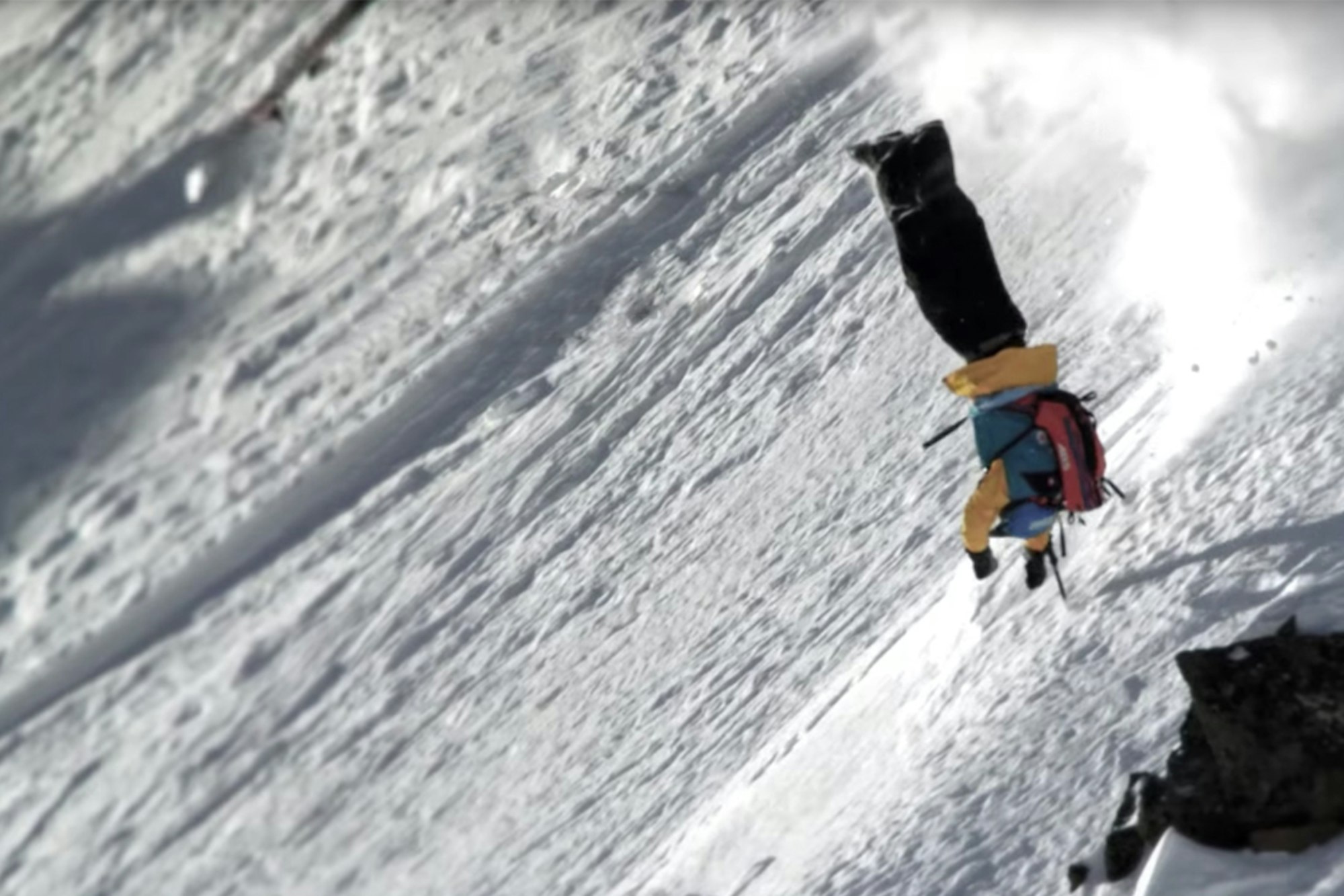 Watch the top 5 crashes of all time from the Freeride World Tour