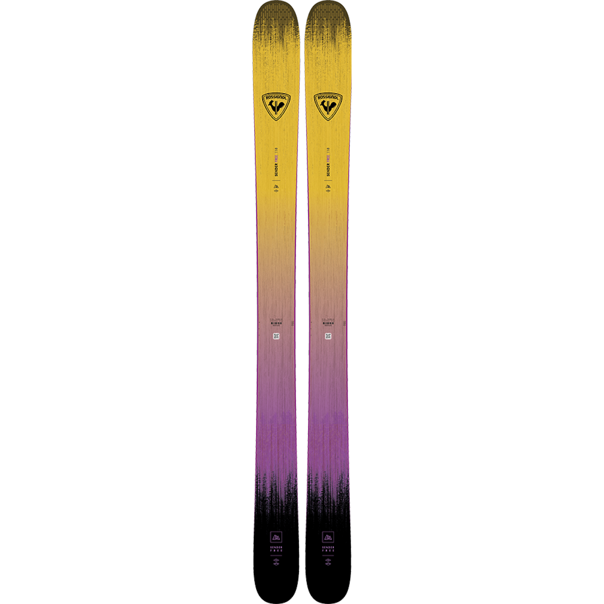 ◆メンテ済◆ ミッドスキー rossignol Free ZB 118 cm Rossignol Sender Free 118 Skis | FREERIDE | Rossignol