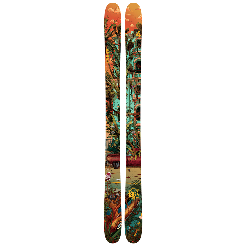 スキー 4FRNT DEVASTATOR 174cm Devastator JR - All Mountain Junior Freeride Skis – 4FRNT Skis
