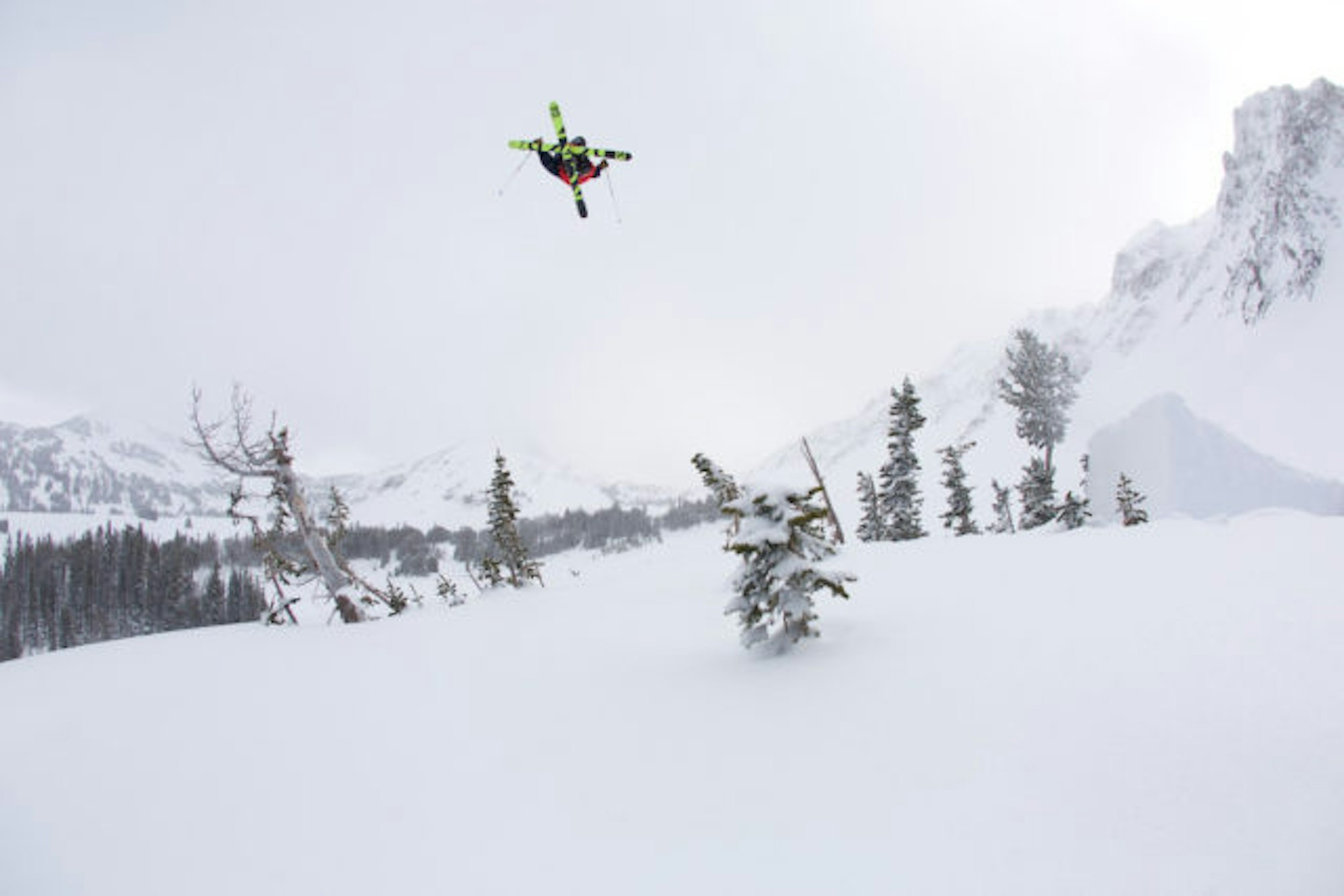 En route to stomping a big one in the backcountry.