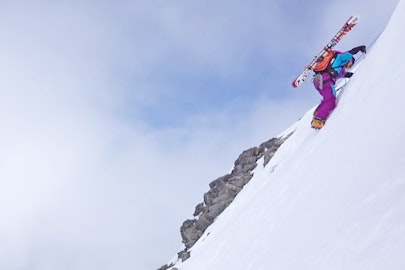 Lynsey Dyer goes ski mountaineering with "girl crush" Julia Niles