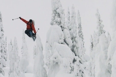 One plane, four dudes and seven minutes of majestic powder skiing