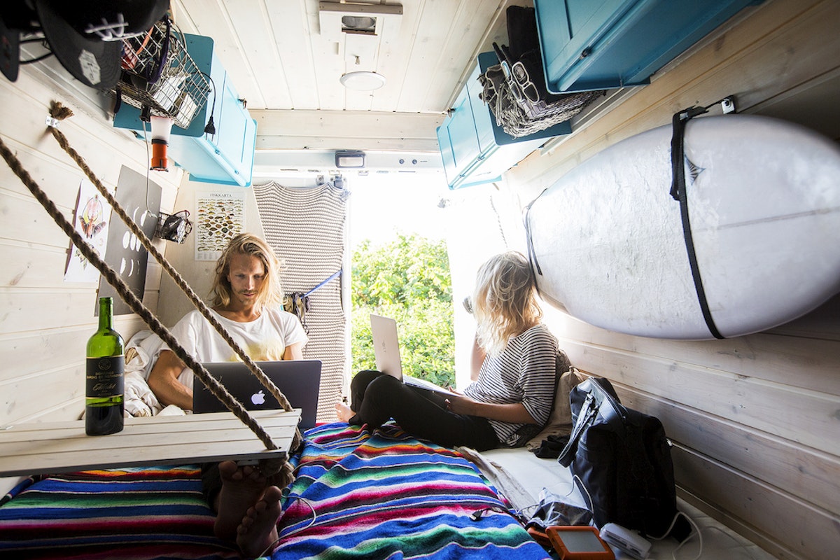Gallery: This Swedish skiing supercouple had the best #vanlife summer ever