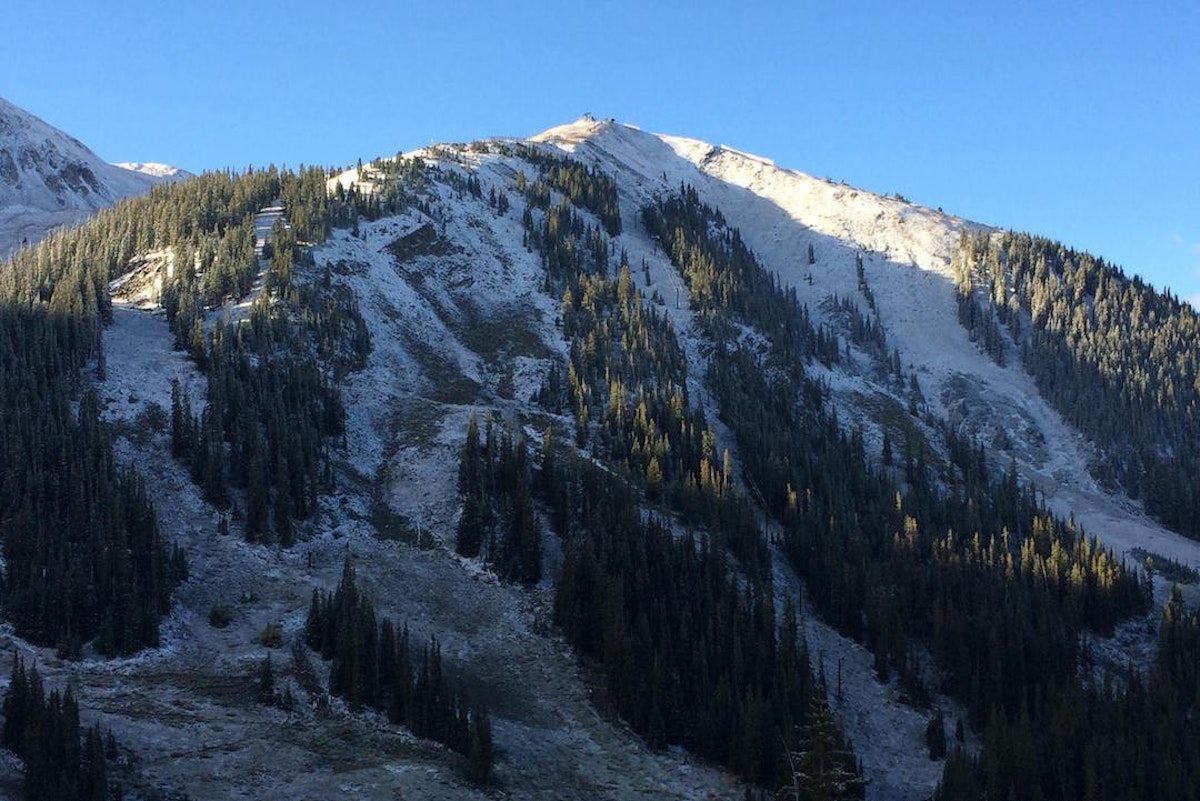 It snowed in Colorado last night—see it to believe it