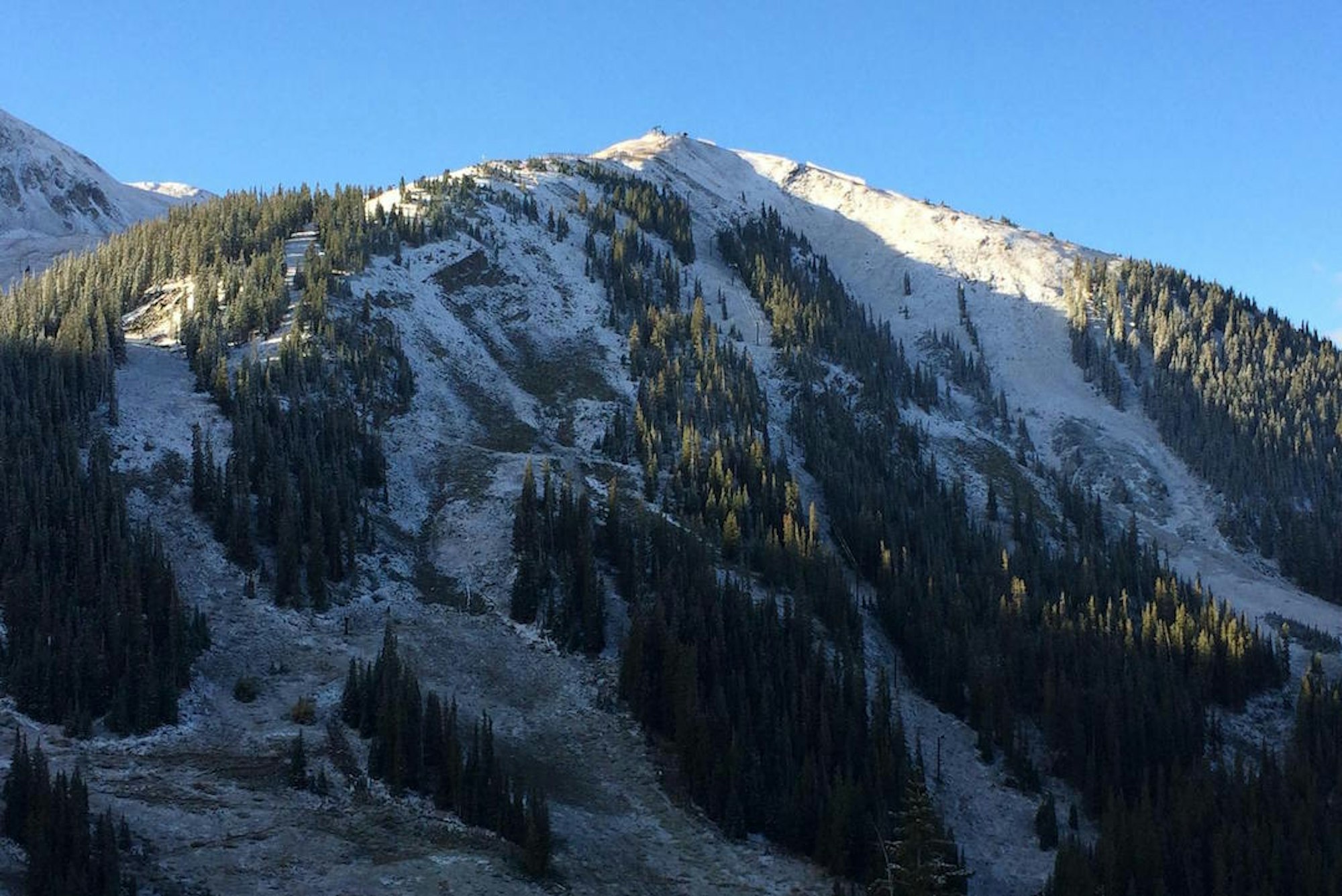 It snowed in Colorado last night—see it to believe it
