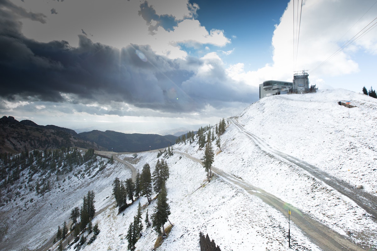 Snowbird joins in on the September snowfall fun