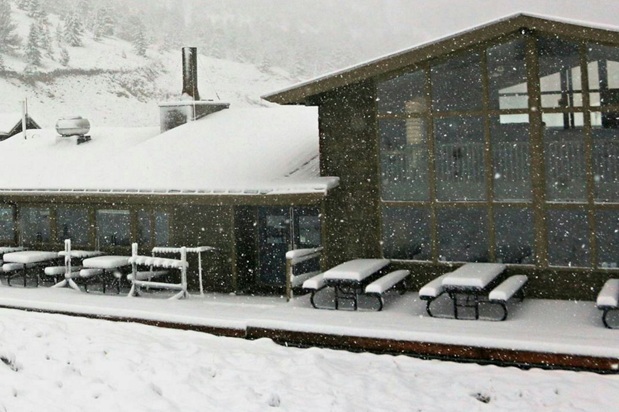 It's snowing in British Columbia, and we are AMPED