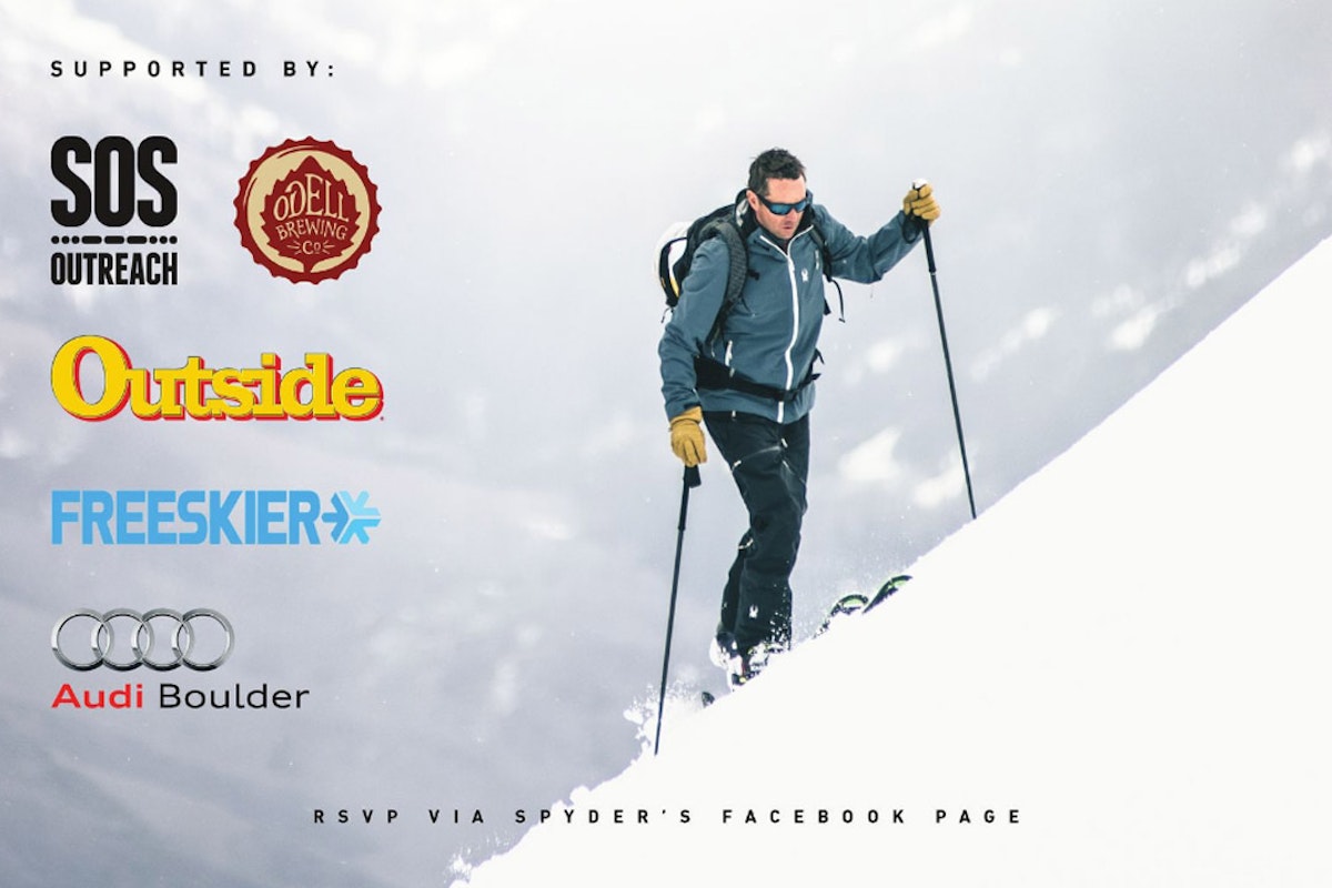 Chris Davenport to talk peak-bagging at Spyder headquarters