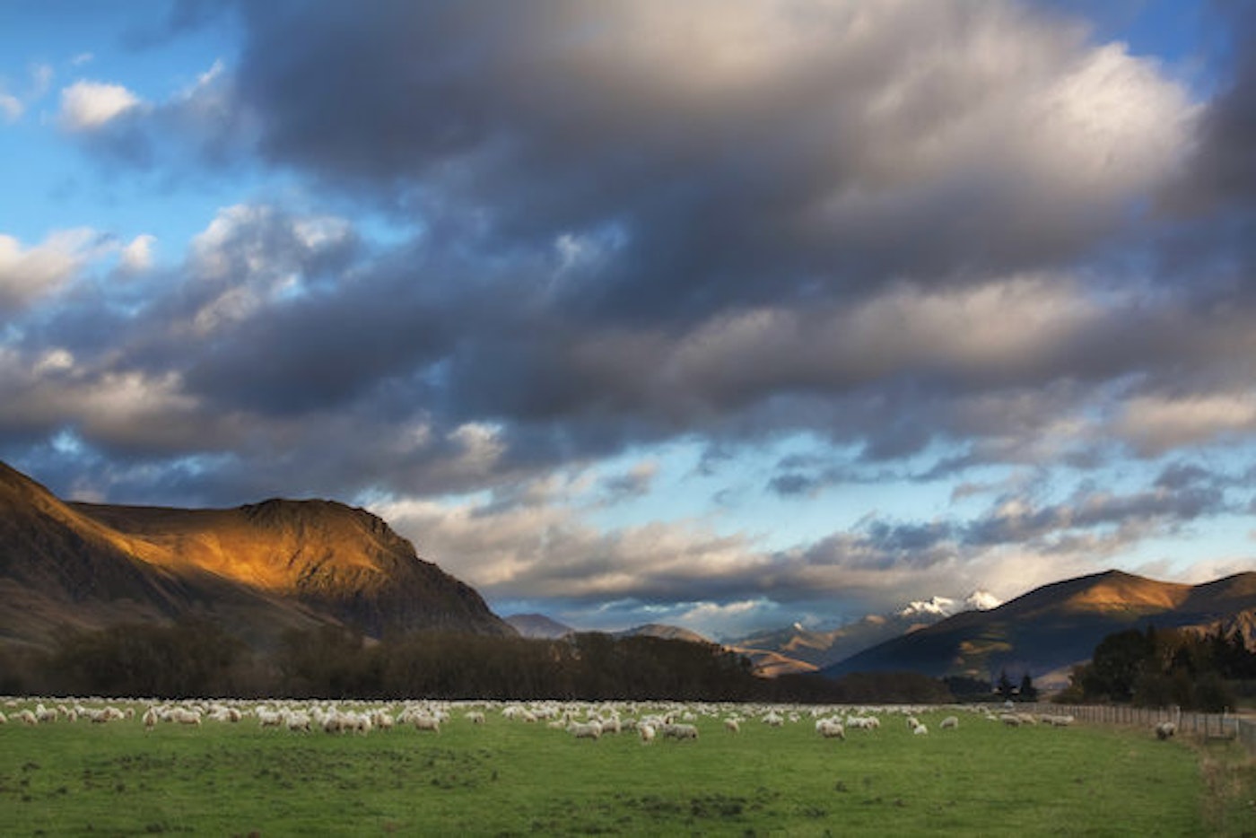 Garvie Mountains from Garston Creative Commons Chris Ford