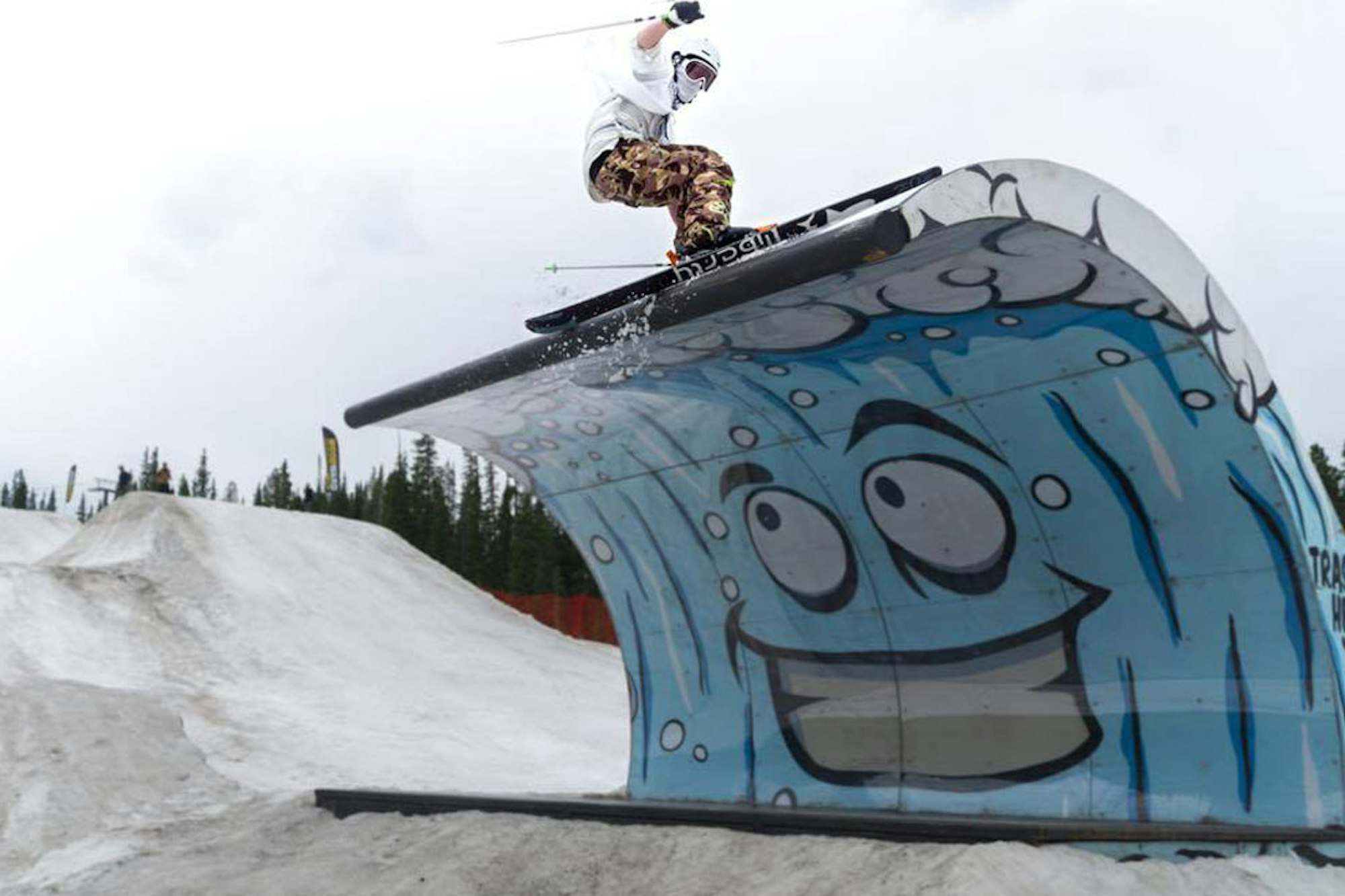 Broby Leeds embraces winter's remnants up at Woodward Copper