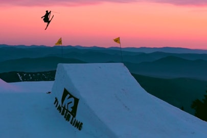 Squad Goals: K2 Skis Factory Team has a slushy throw down at Mt. Hood