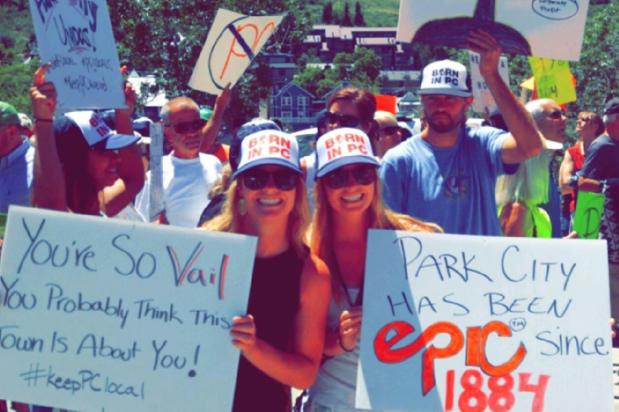Hundreds protest against Vail Resorts' attempt to trademark 'Park City'