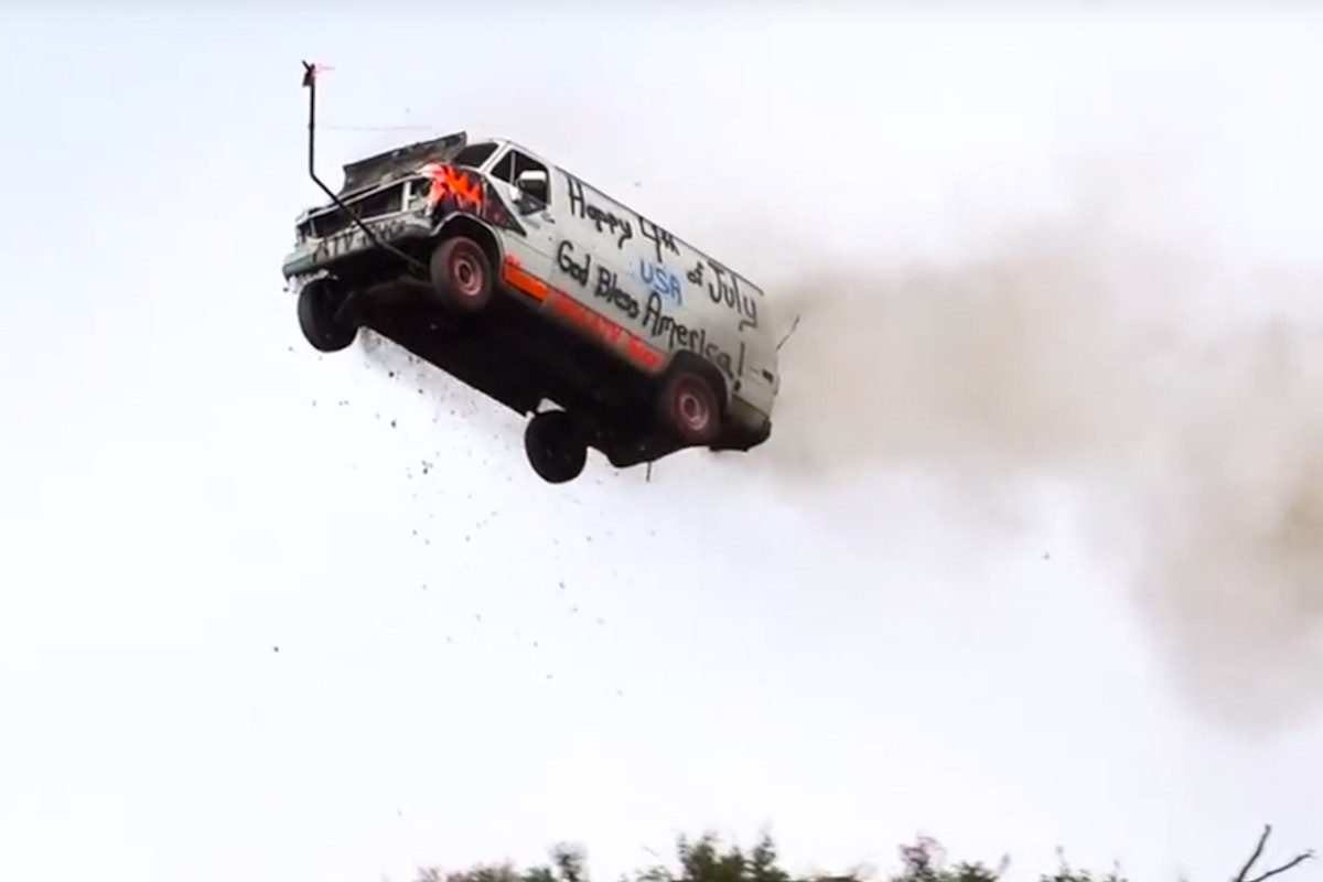 Flyin' vans, raw skateboarding and massive waterslides: 10 videos for your Monday Morning Wake Up Call