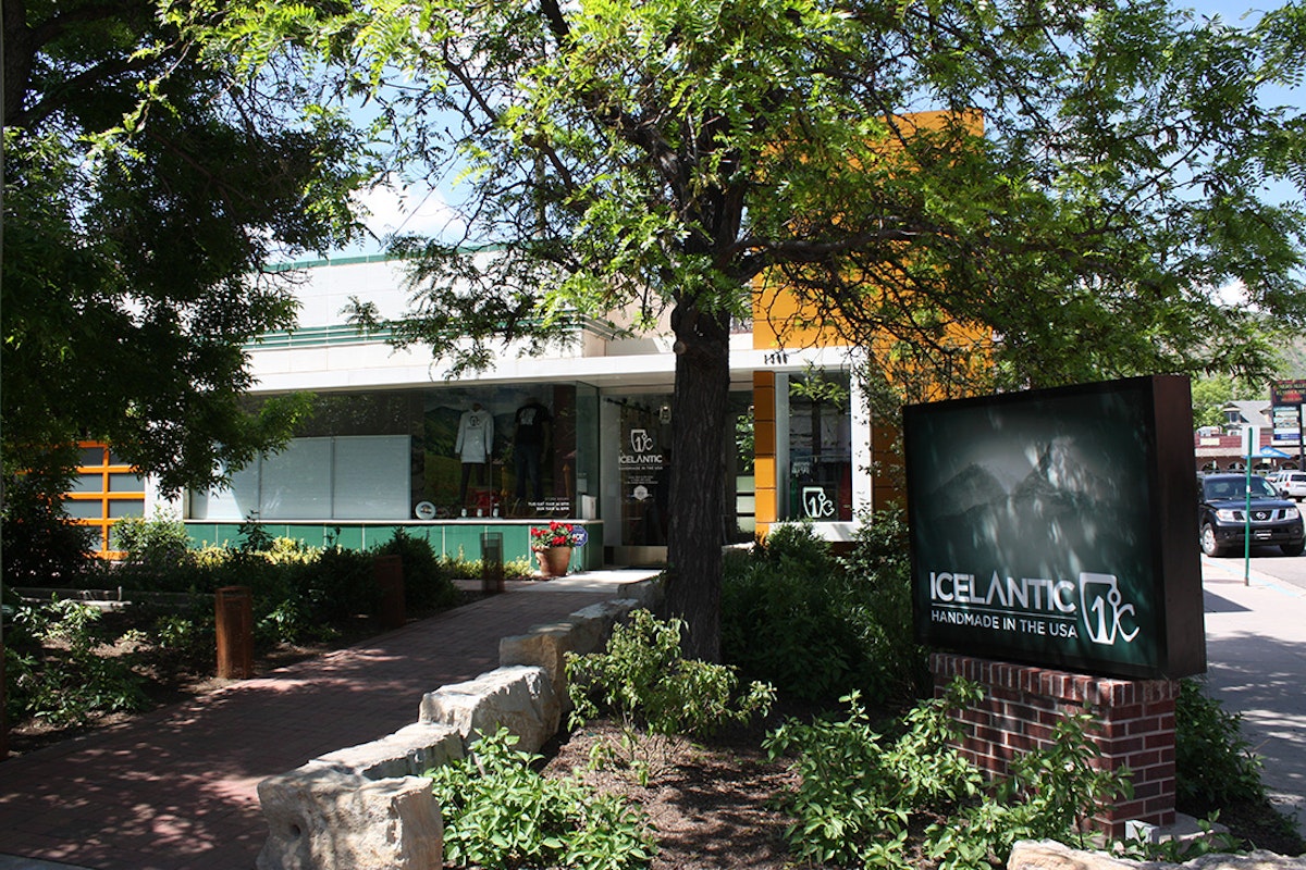 Icelantic Skis just moved into a new HQ, complete with a sweet as' storefront