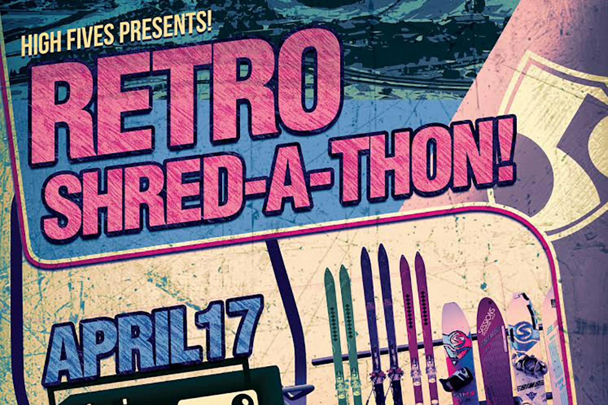 High Fives' Retro Shred-a-Thon is coming to Copper Mountain, April 17