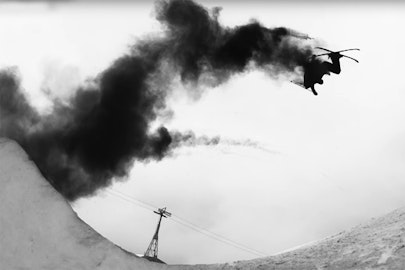 You’ve never seen "powder" skiing quite like this