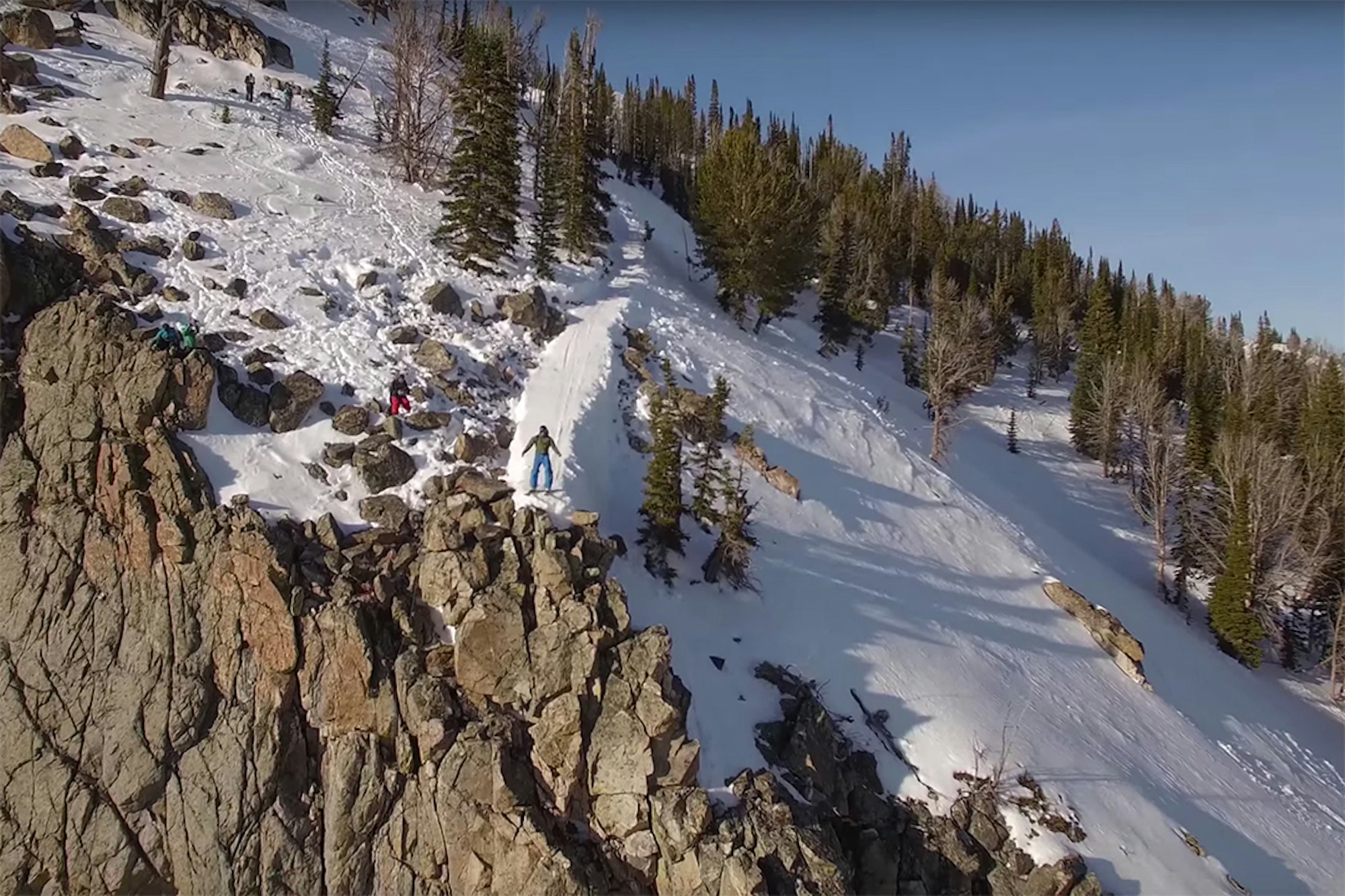 Adrenaline-filled fun; Watch 2:16 of extreme ski-BASE jumping