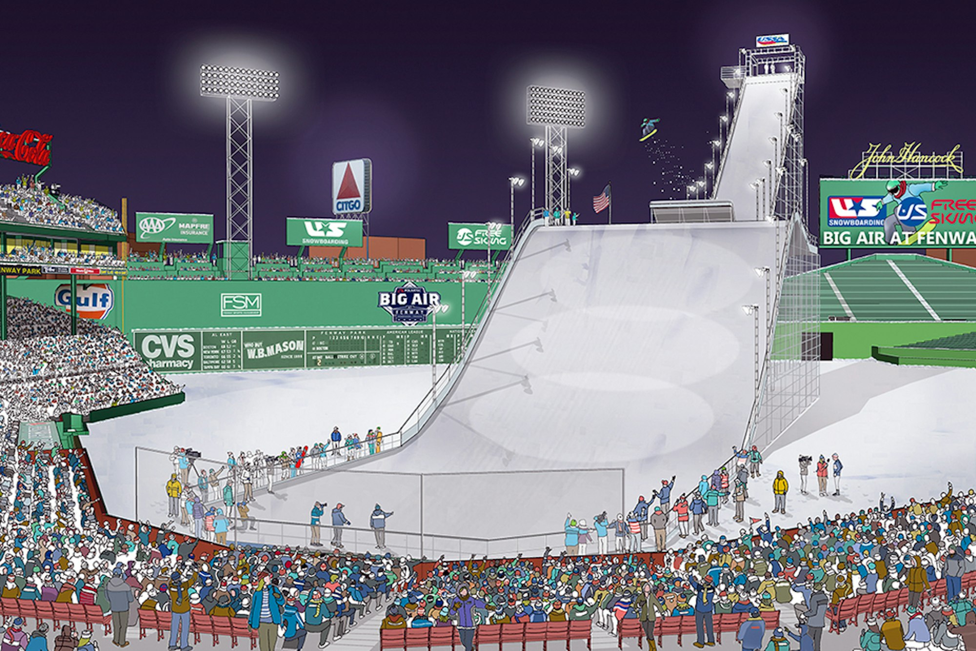 Polartec Big Air at Fenway Park, By The Numbers