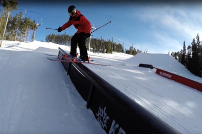 Park skiing phenom; youngster Mac Forehand is at it again