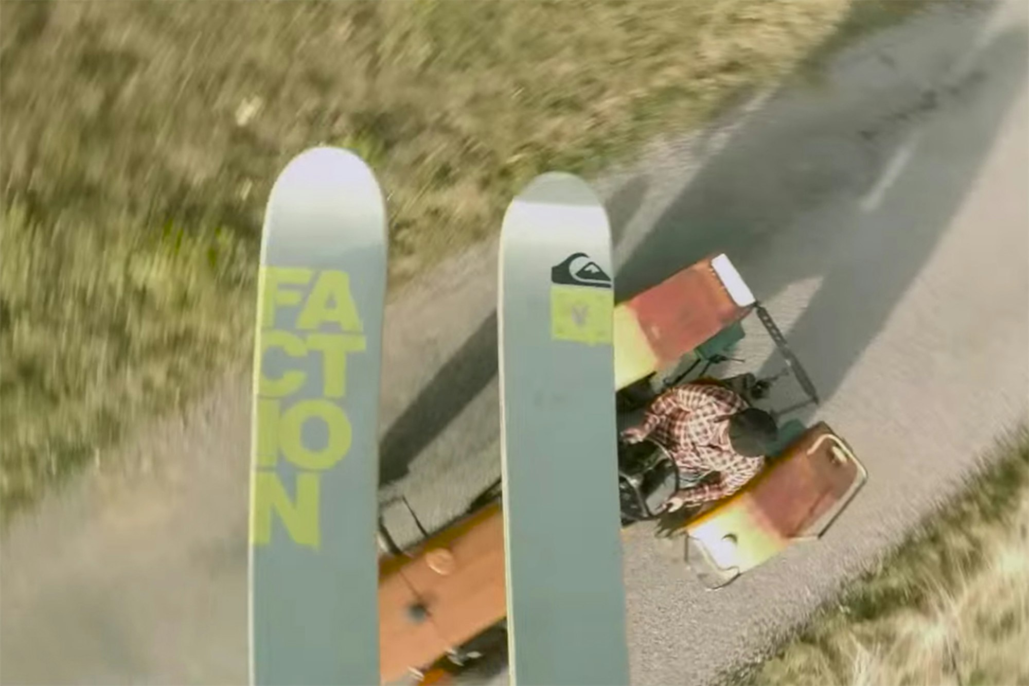 Candide Thovex skis grass better than you do snow in new video from Faction, Audi