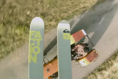 Candide Thovex skis grass better than you do snow in new video from Faction, Audi