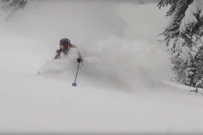Enjoy 1:41 of Nick McNutt shredding perfect powder