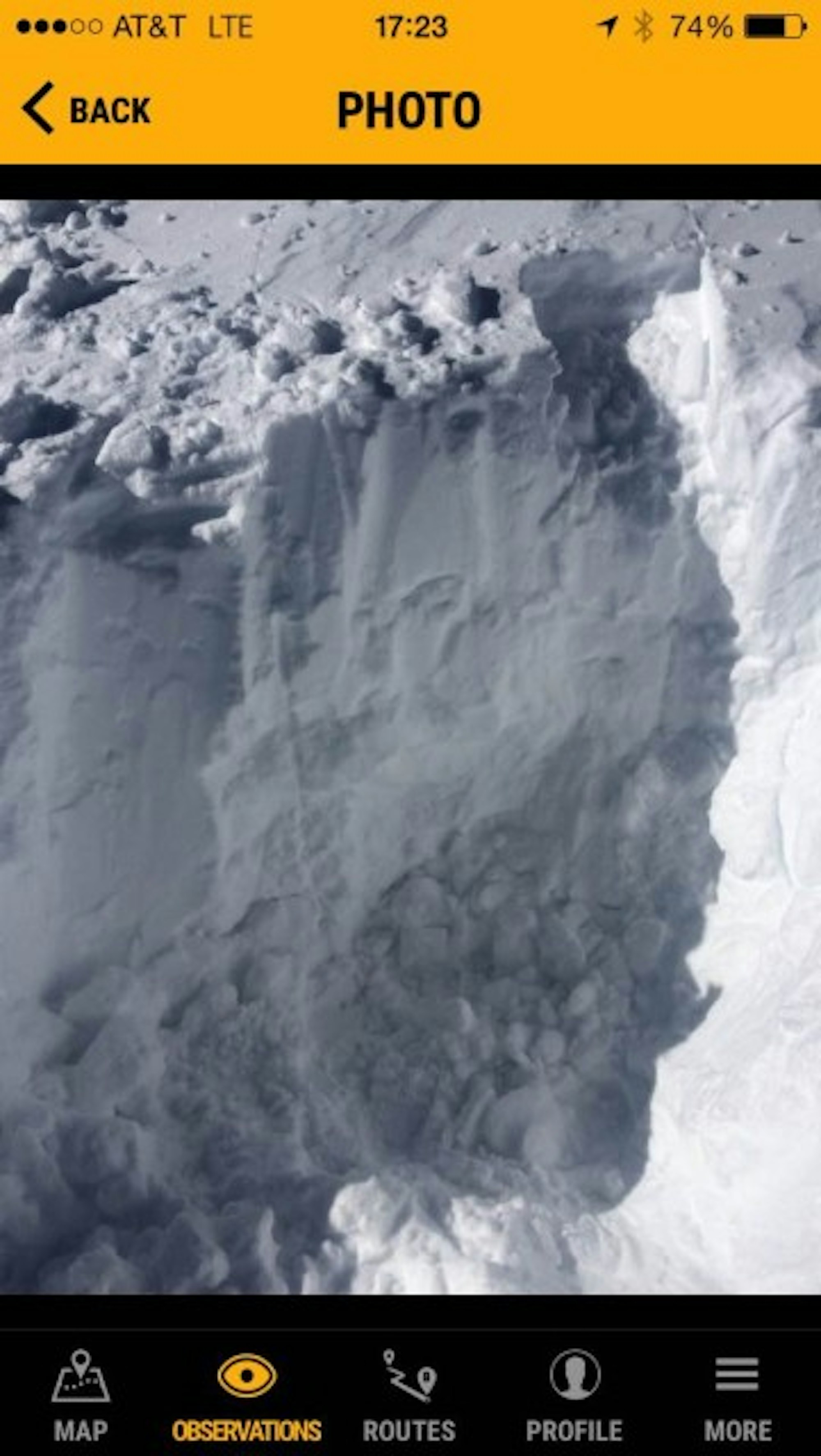 Snowpack test Berthoud Pass