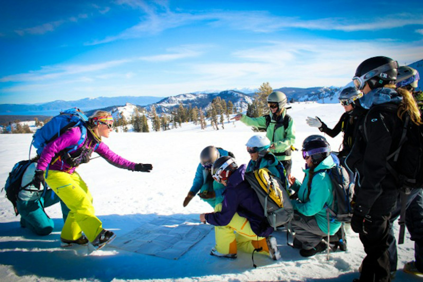 Professional athletes spread snow safety and awareness with fourth annual S.A.F.E. A.S. clinics