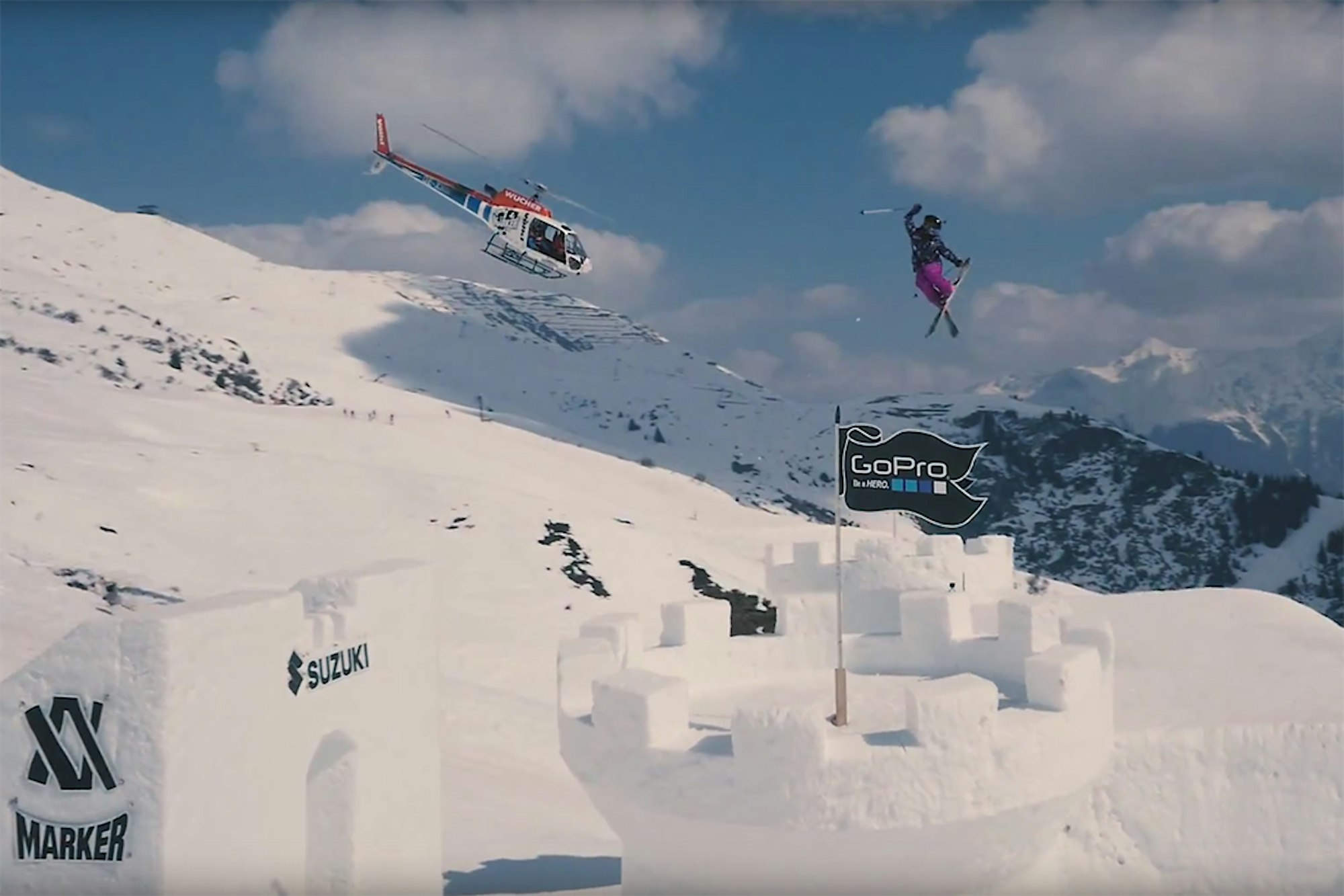 Watch: Dania Assaly slays big jumps and demolishes drone in middair