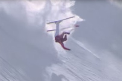 Vintage Spill: JP Auclair takes a classic tomahawk in Blue River, BC