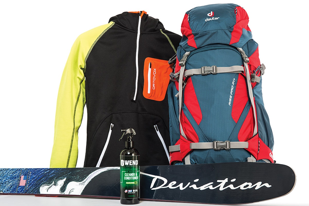 Gear Up: A sampling of products from Ortovox, Deviation, WEND and Deuter