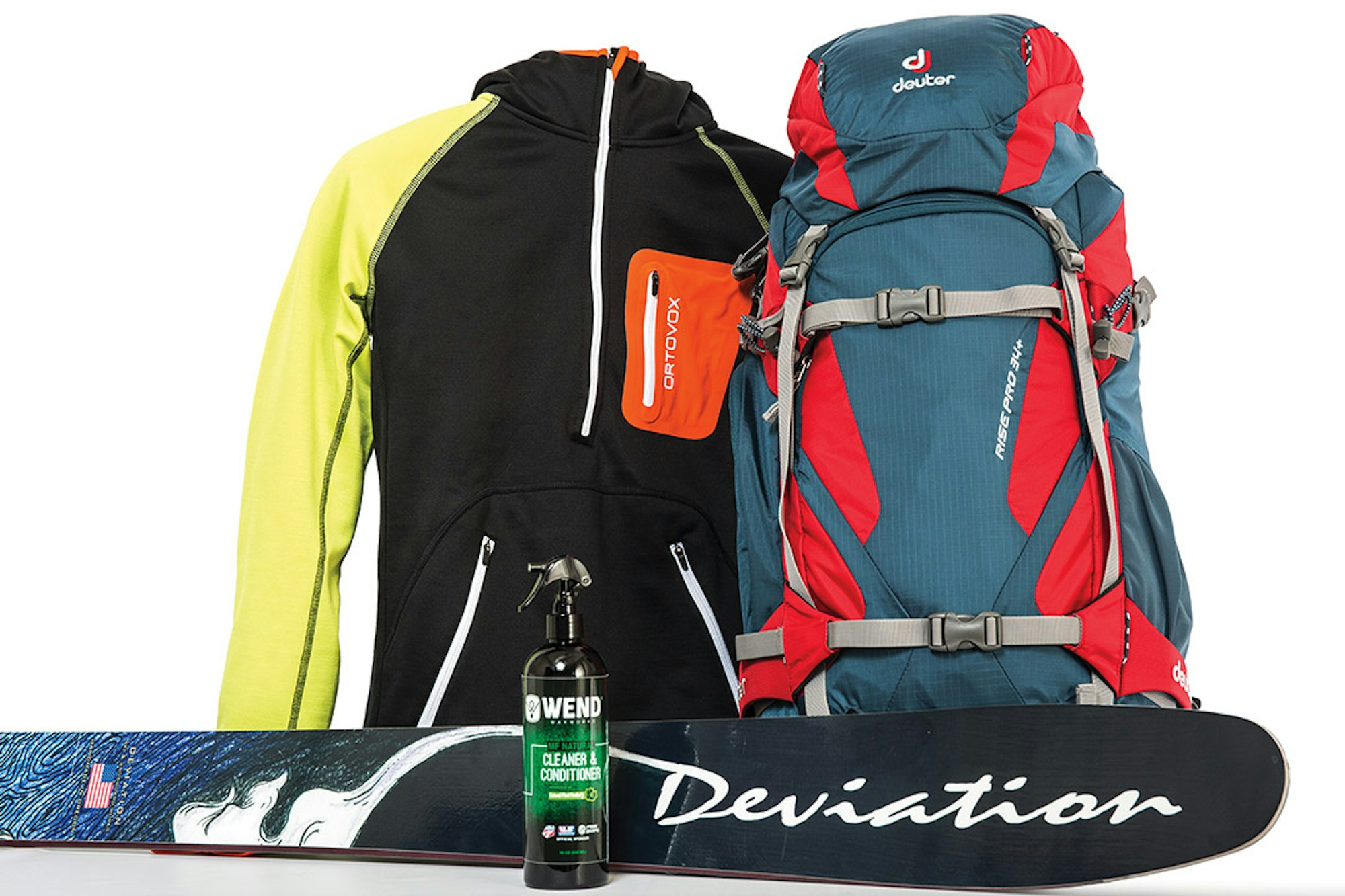 Gear Up: A sampling of products from Ortovox, Deviation, WEND and Deuter