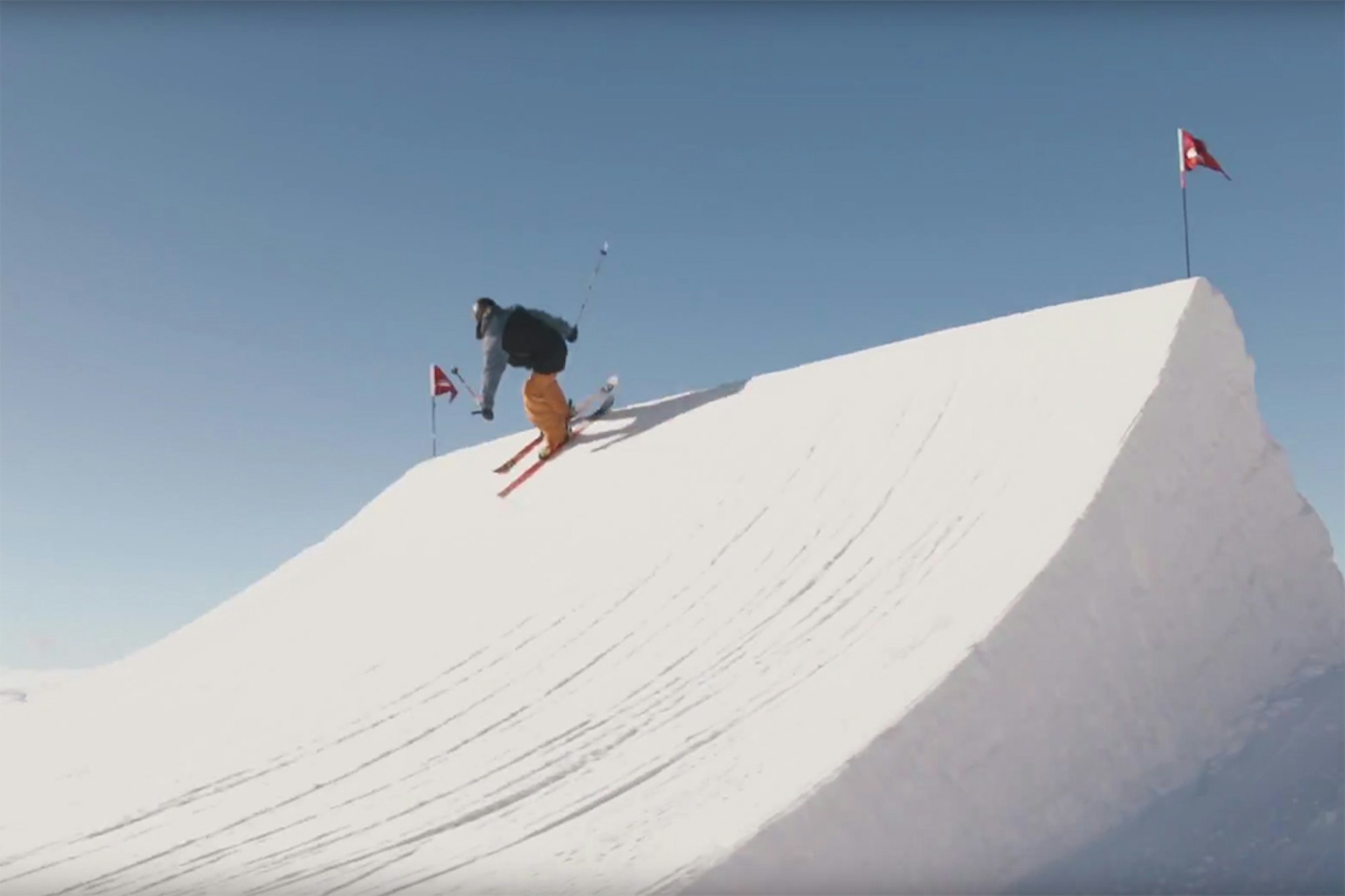 Course Preview: James Woods shows you The North Face Freeski Open NZ slope setup