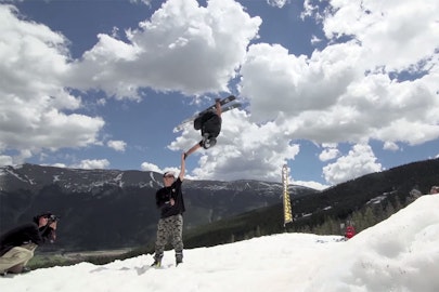 Summer shred game strong on "Winter Island" at Woodward Copper
