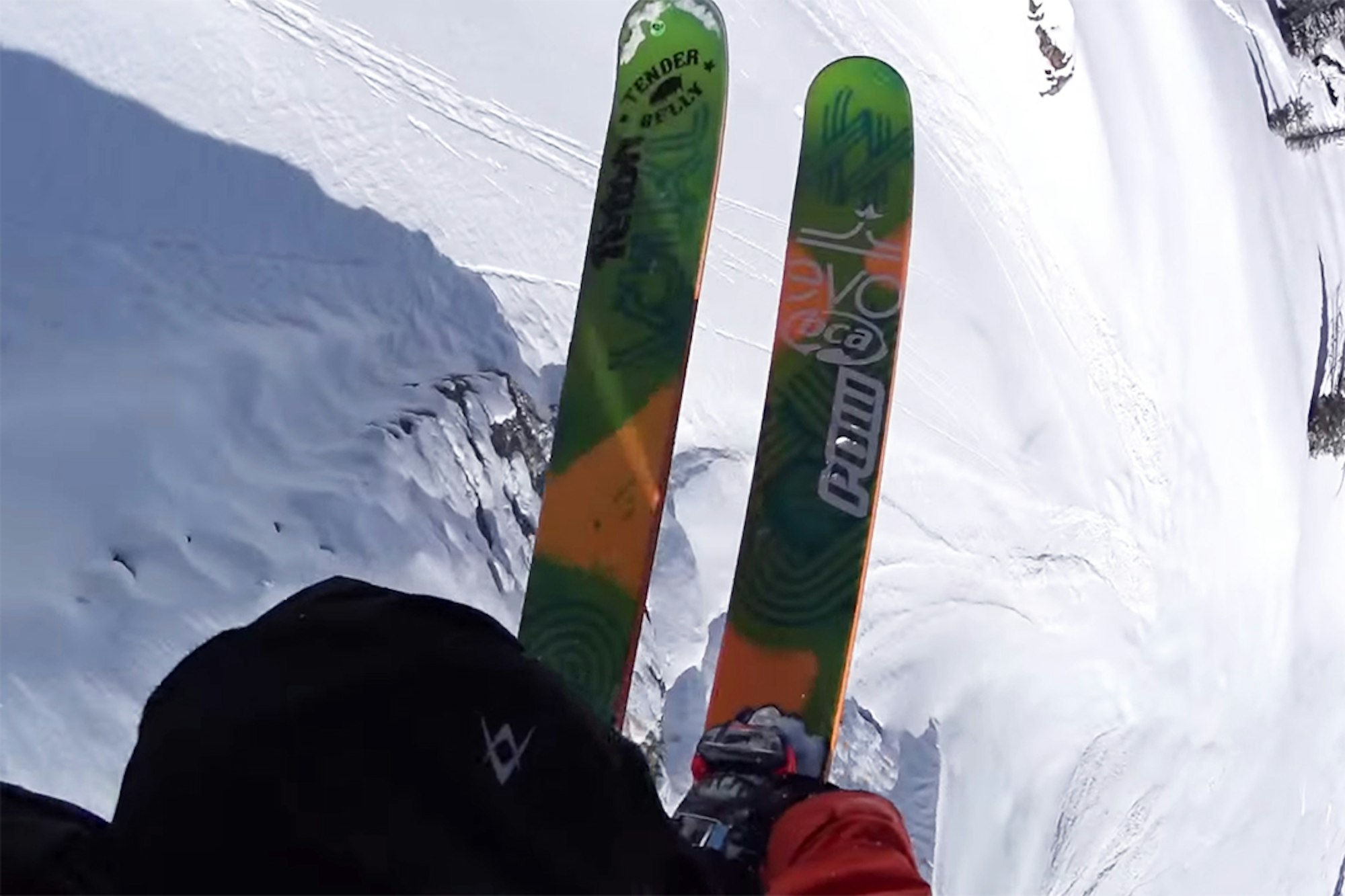 Hot fire: Dash Longe straps on a Sony Action cam and makes magic