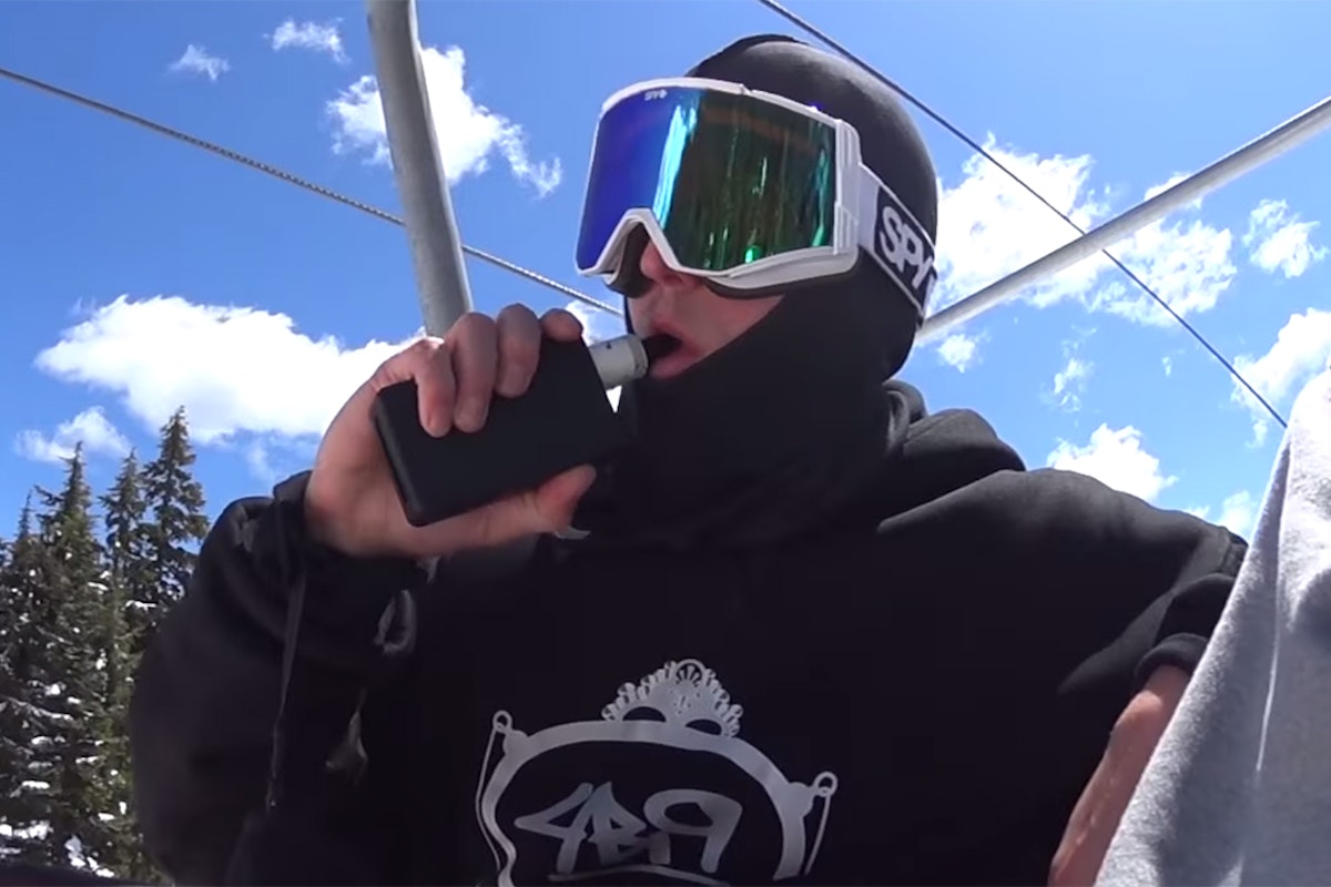 Smoking hemp and shredding Mt. Hood; Steve Stepp FTW!