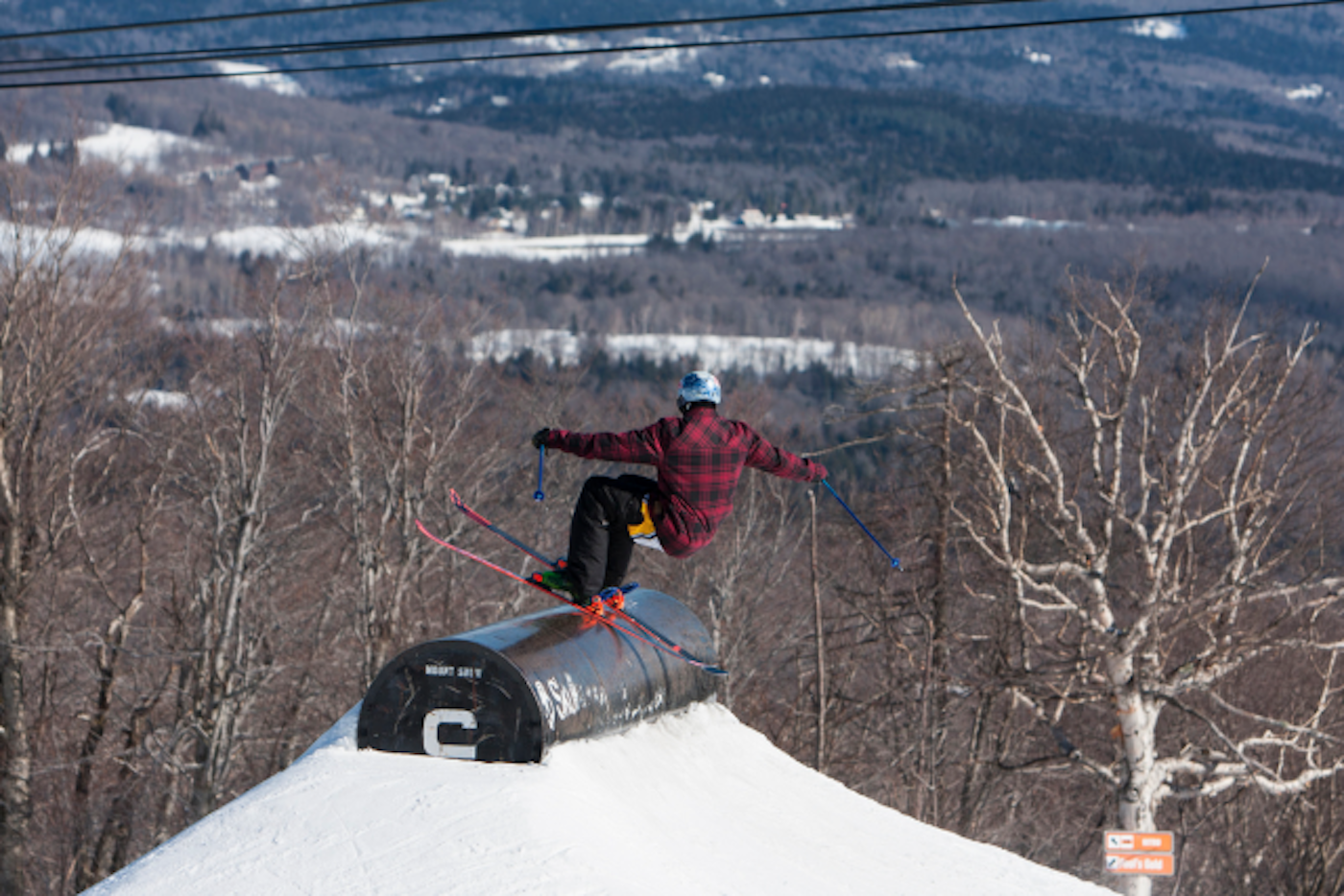 Pro skier Nick Goepper at Mount Snow