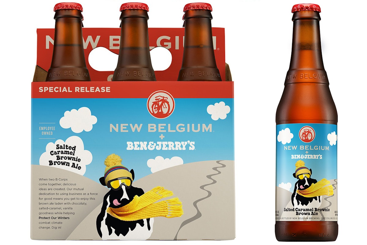 Stone cold delicious brews: Ben and Jerry's teams up with New Belgium to benefit POW