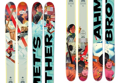 Ahmet's Brother has a new "bro model" from J Skis