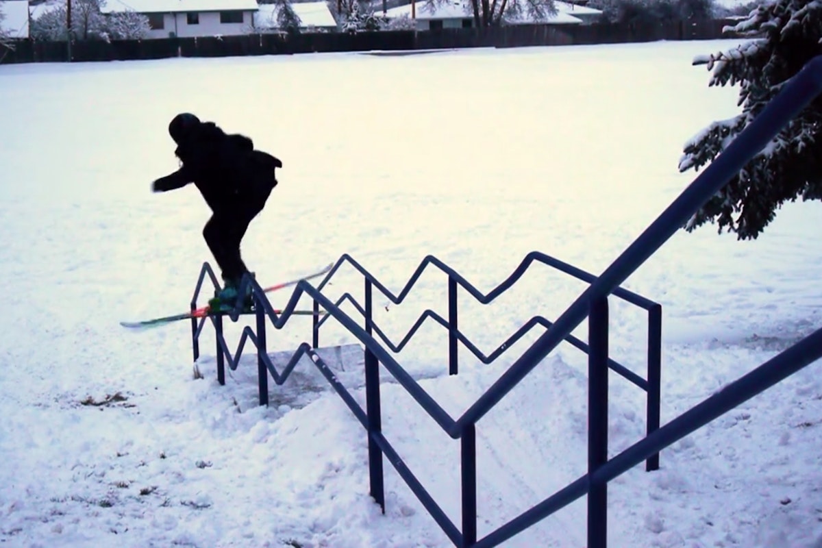 TNF PPOS women's slopestyle winner Katrina Siegfried is keeping skiing fun