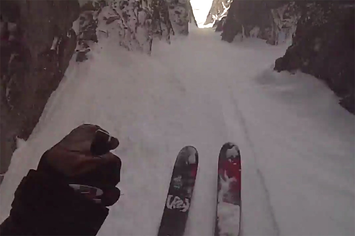 Watch: Big mountain star Sam Schwartz loves to toss his meat