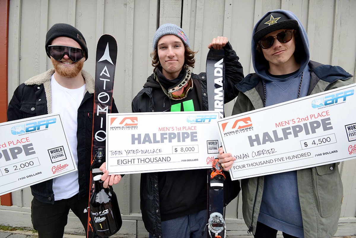 Gallery: Yater-Wallace and Drew top 2015 AFP World Champs halfpipe podium